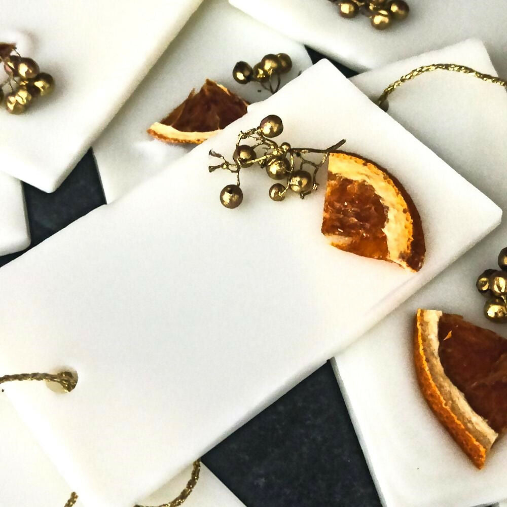 Festive Orange & Spice Botanical Wax Melt Tablet & Room Freshener (Set of 3)