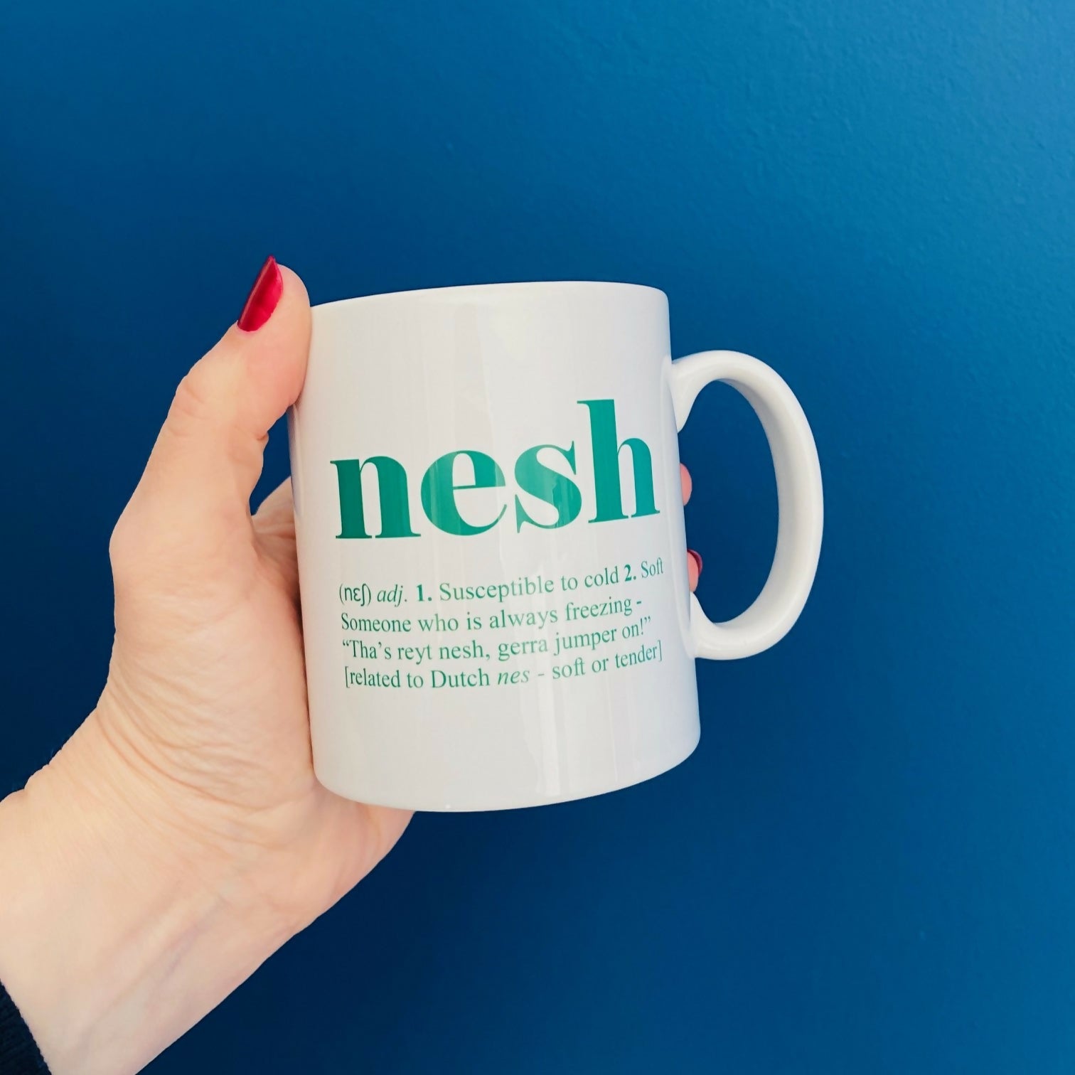 Nesh mug blue