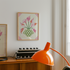 Calla Lilies Flower Vase Print