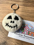 Felted Skelly Face Keyring