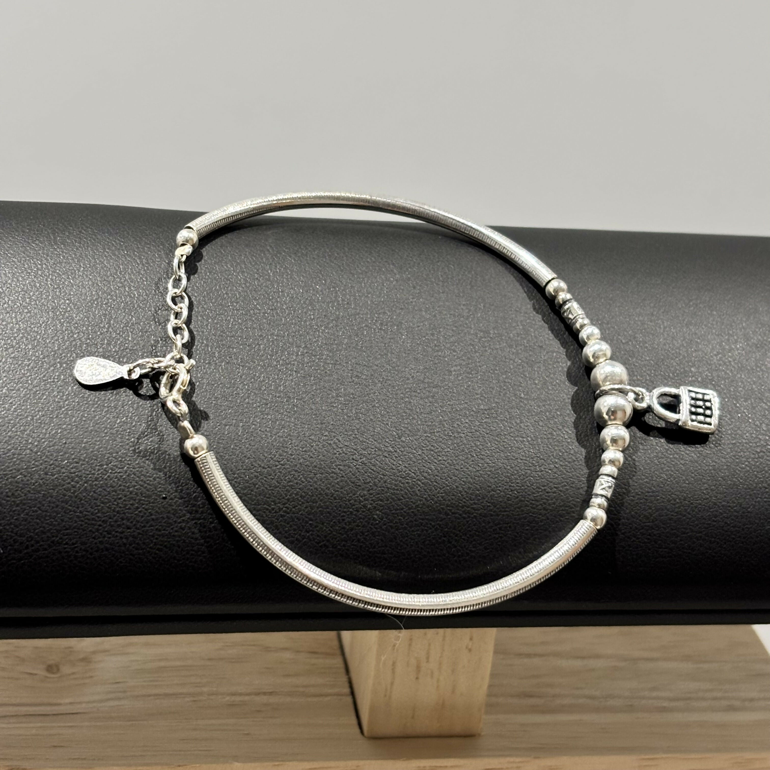 Sterling Silver Locker Bracelet