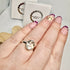 PRASIOLITE RING SIZE O 1/2