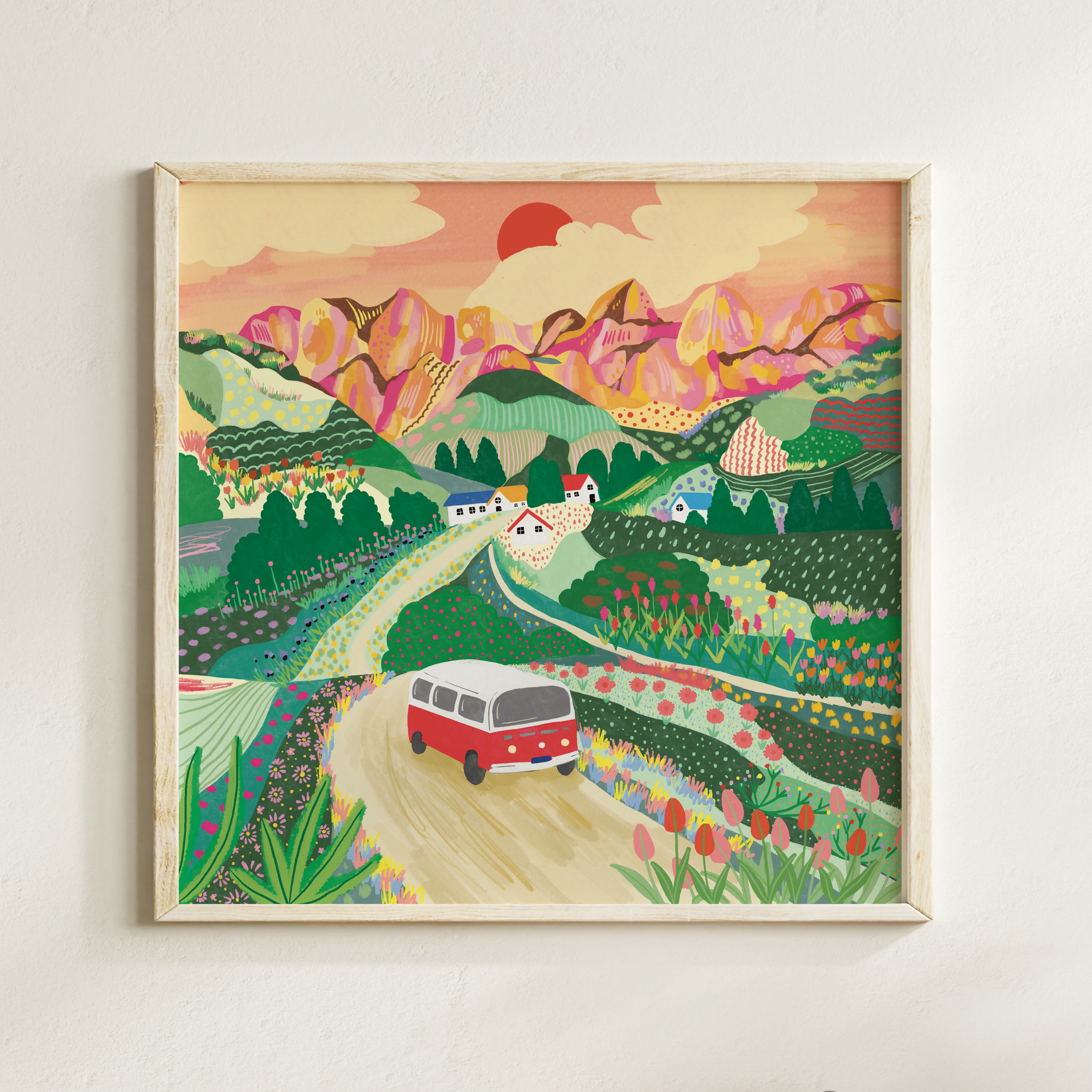 Let's Go On A Trip Art Print