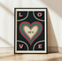 She Is Love Art Print