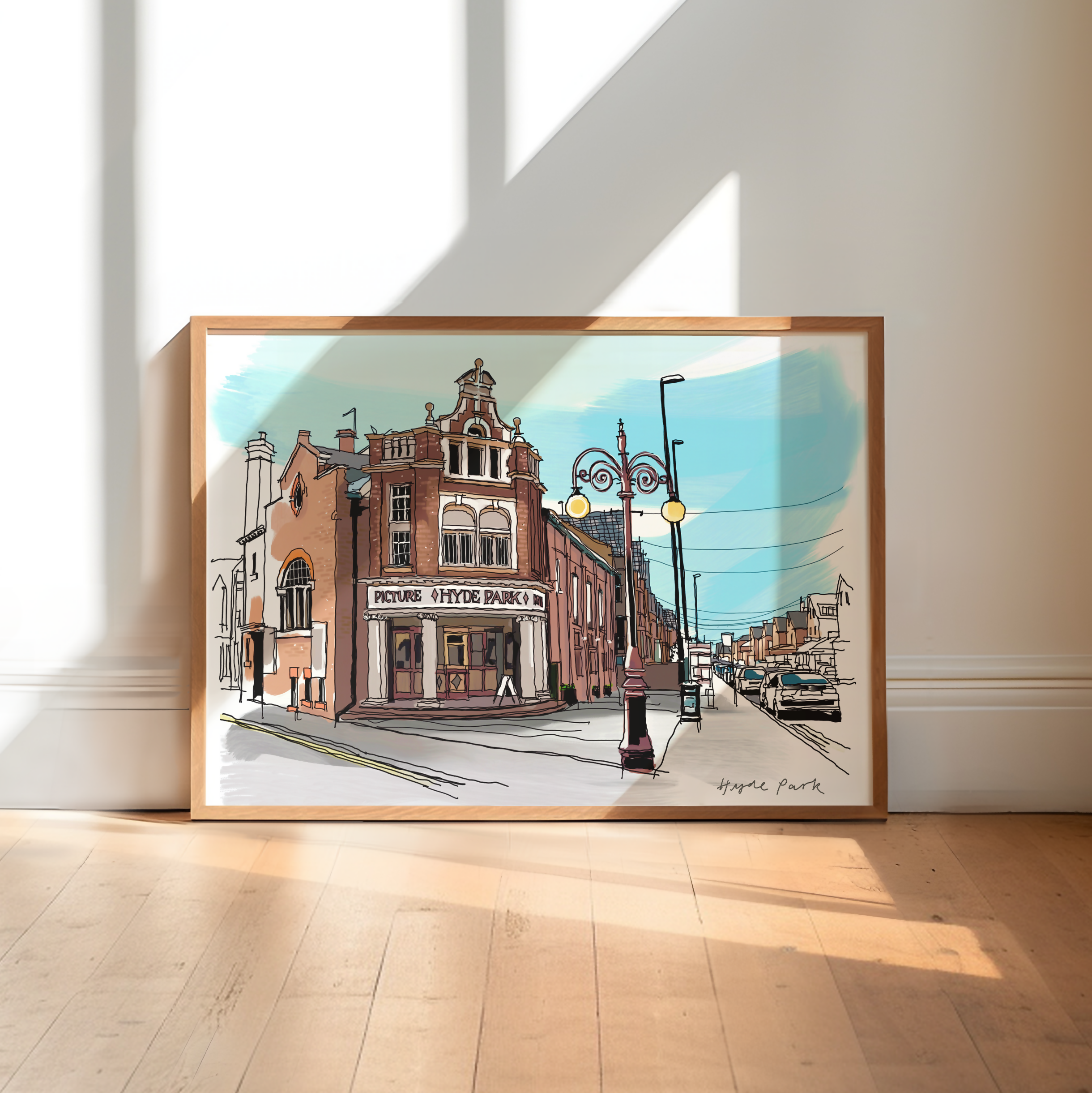 Hyde Park Cinema Leeds Art Print