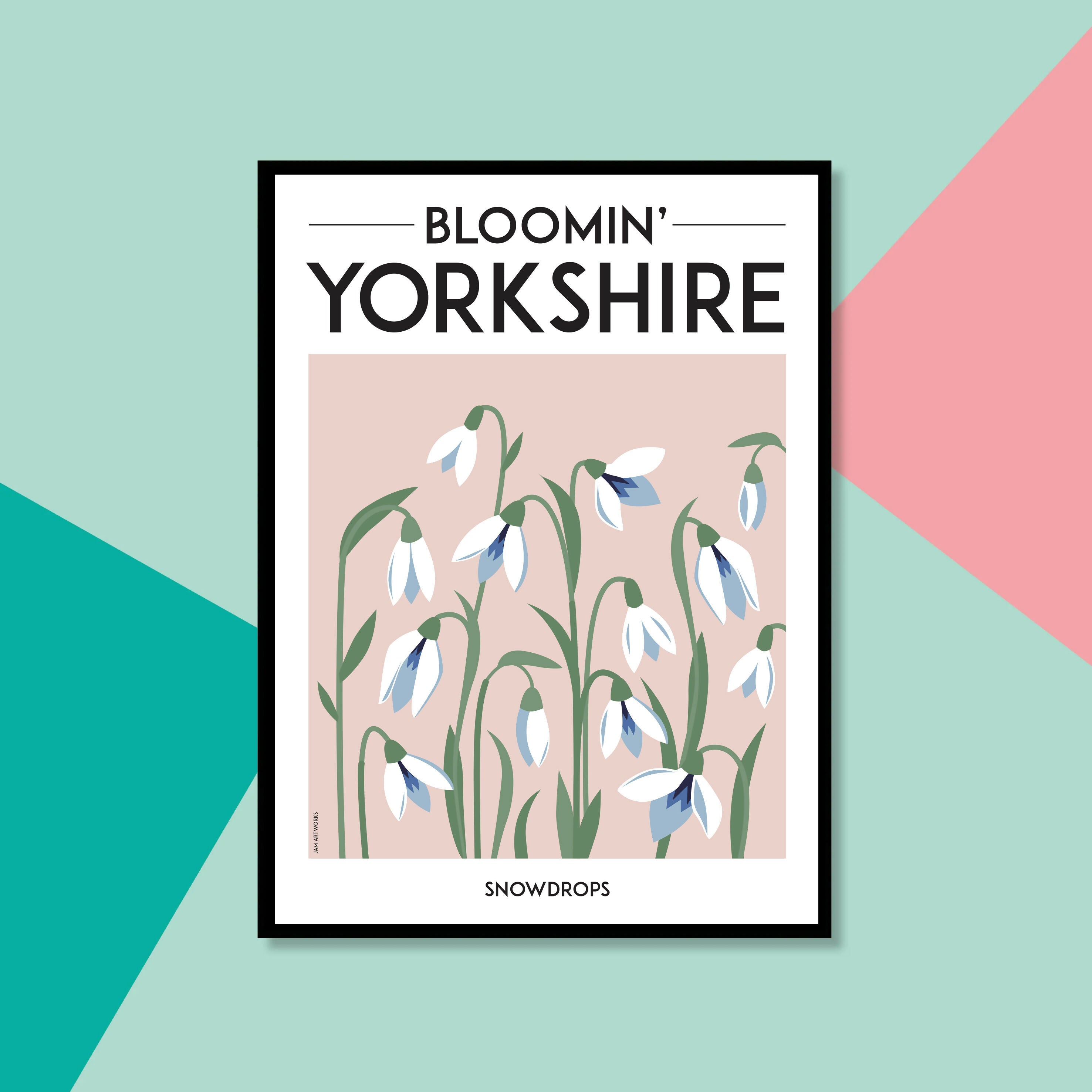 Bloomin' Yorkshire A4 Print