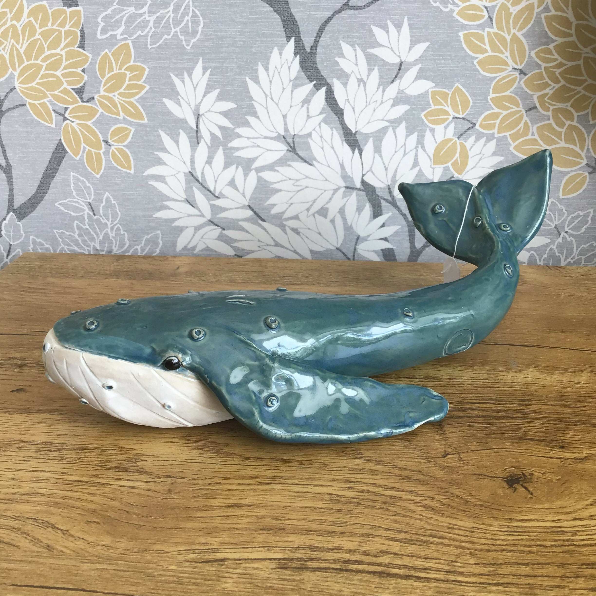 Large Ceramic Whale
