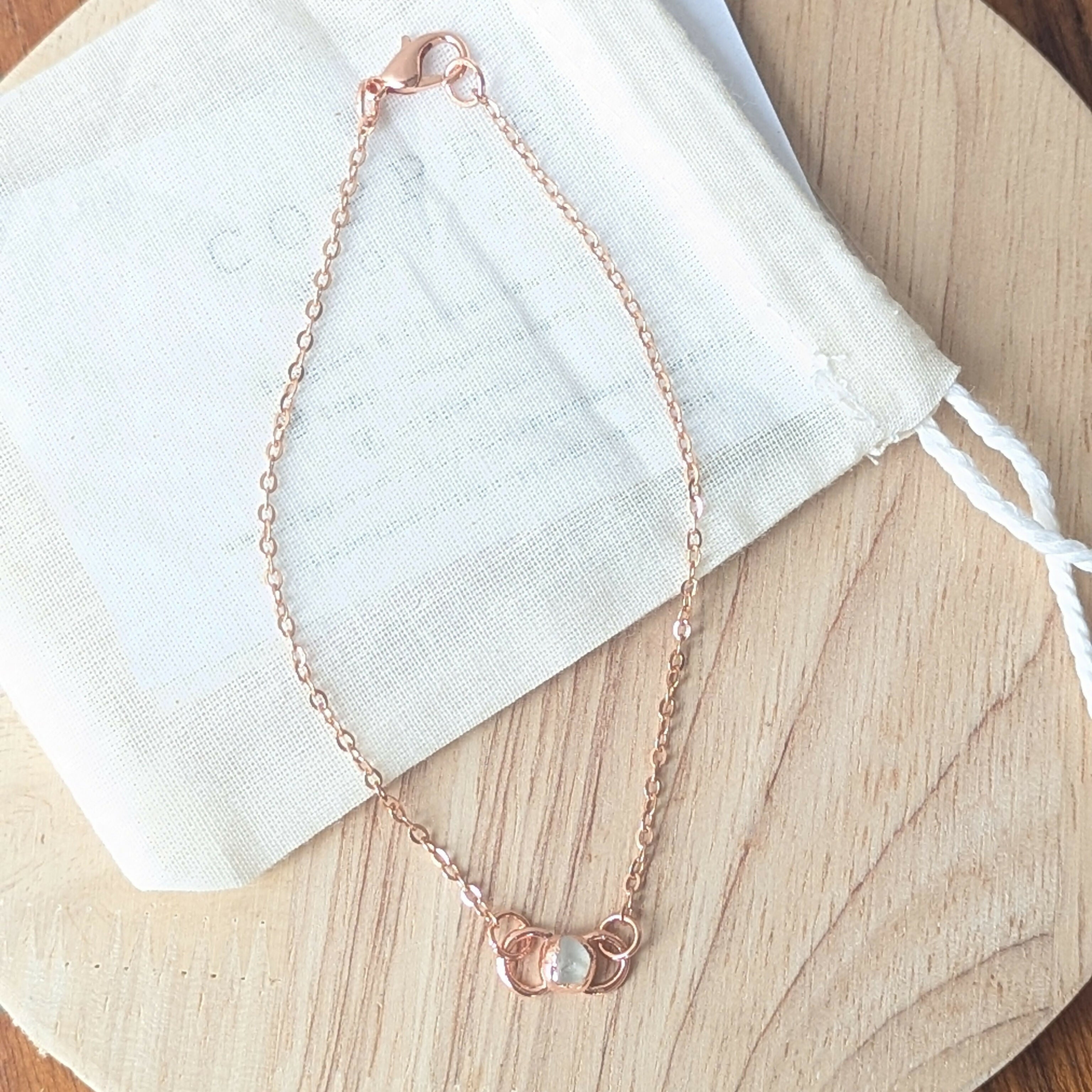 Seaglass Anklet