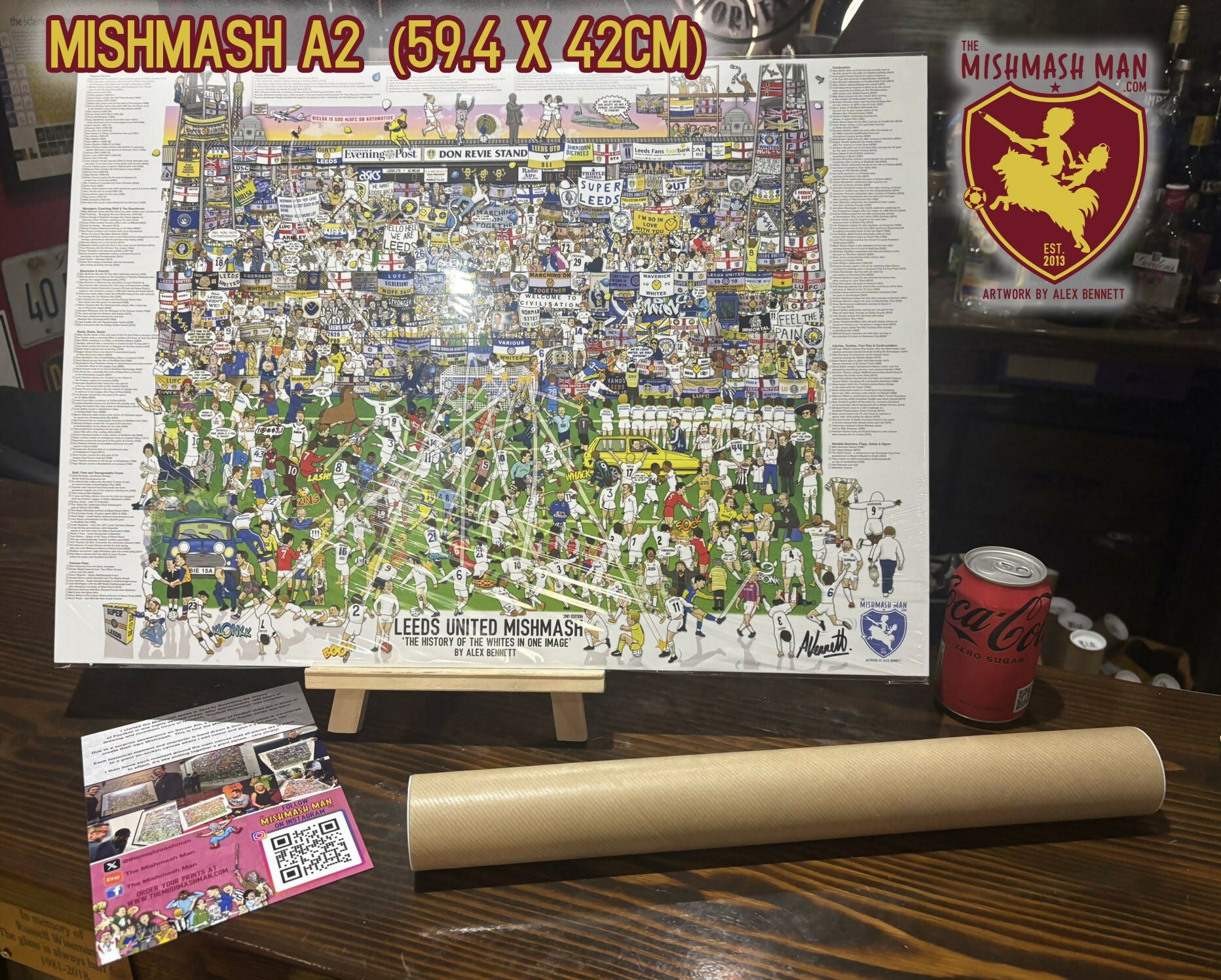 Leeds United Mishmash - The History of the Whites in One Image
