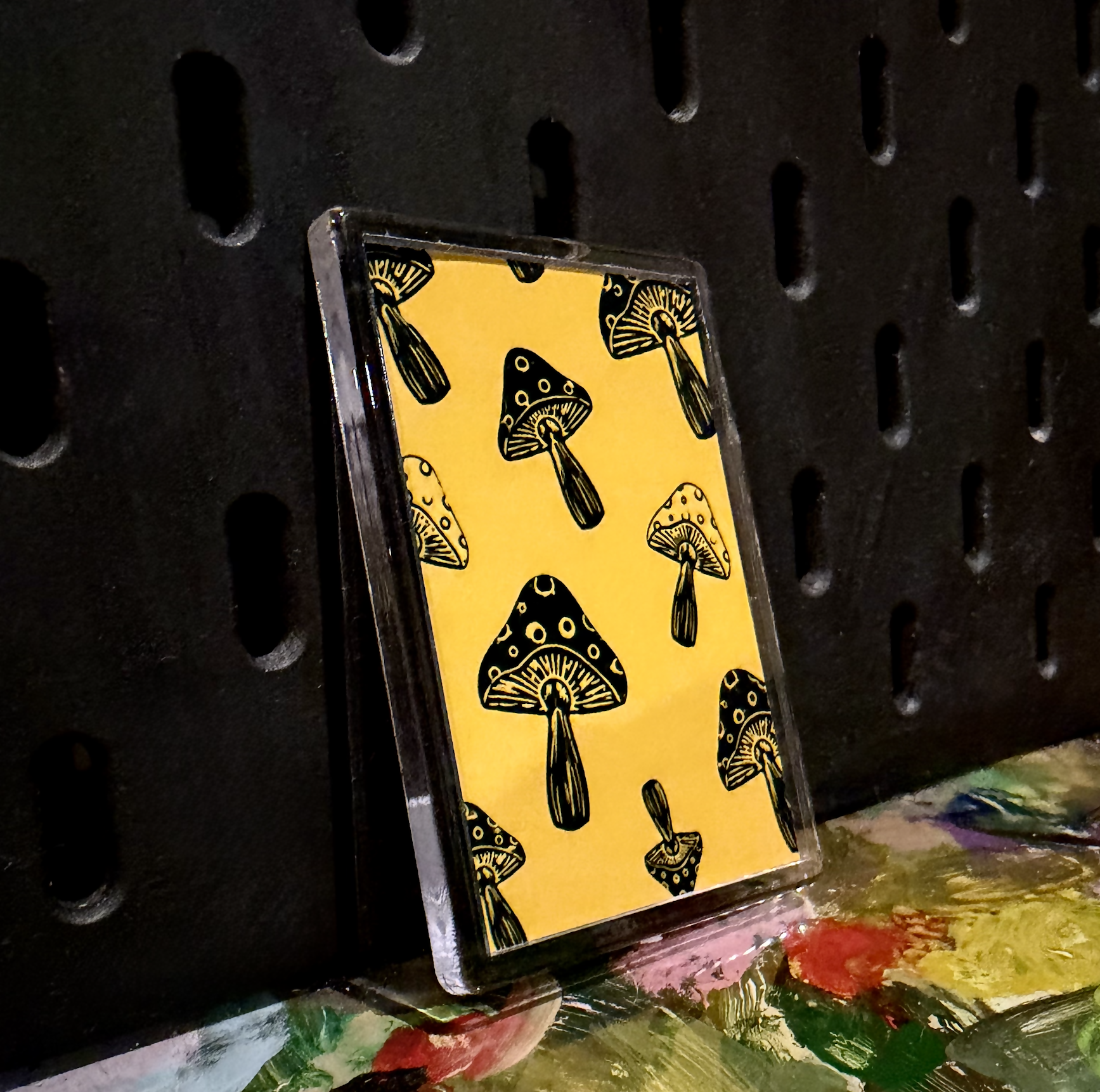 Magnet - Yellow Shrooms