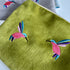 Velvet Embroidered Pouch/Purse