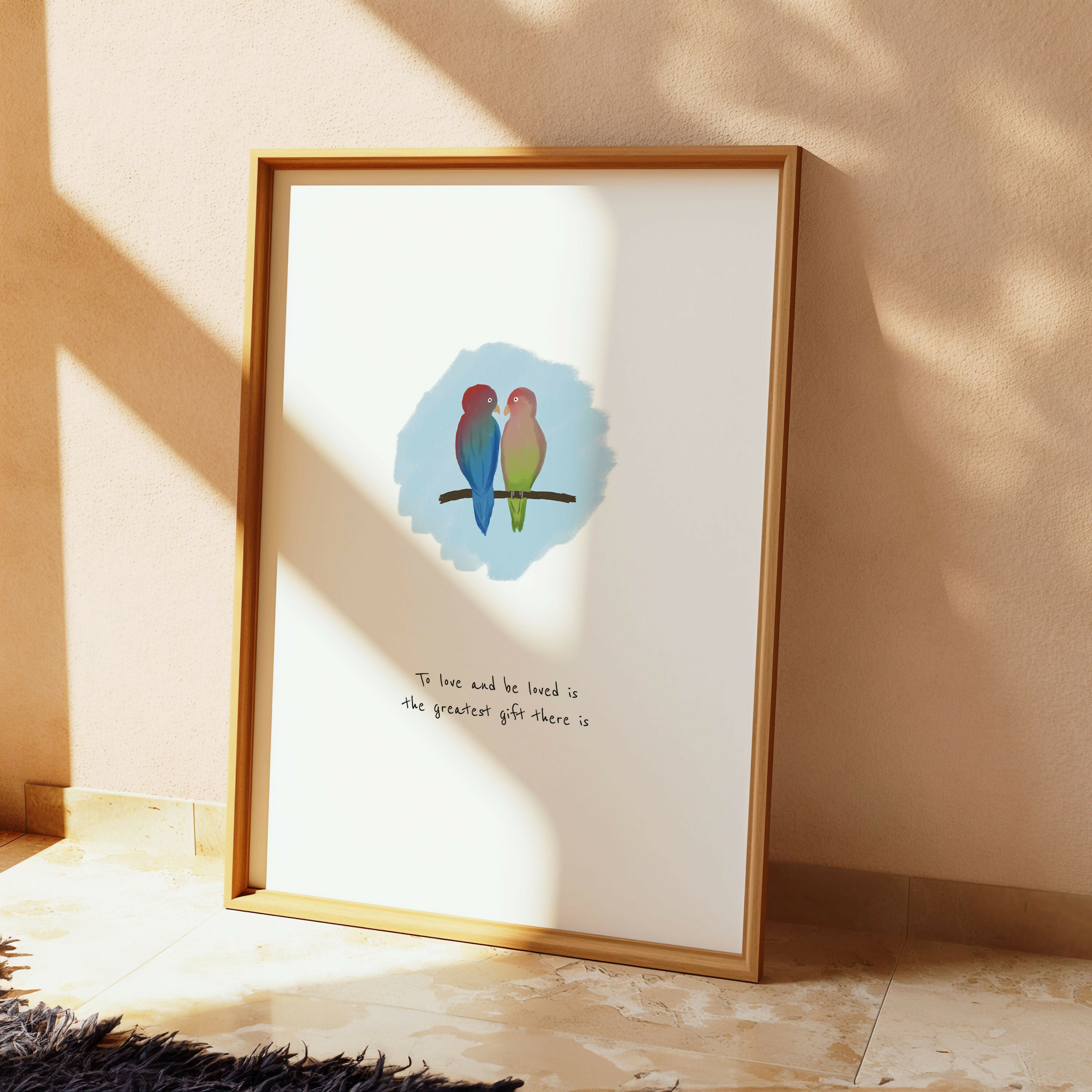 LOVE BIRDS PRINT