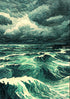 The Cold North Sea Framed Print