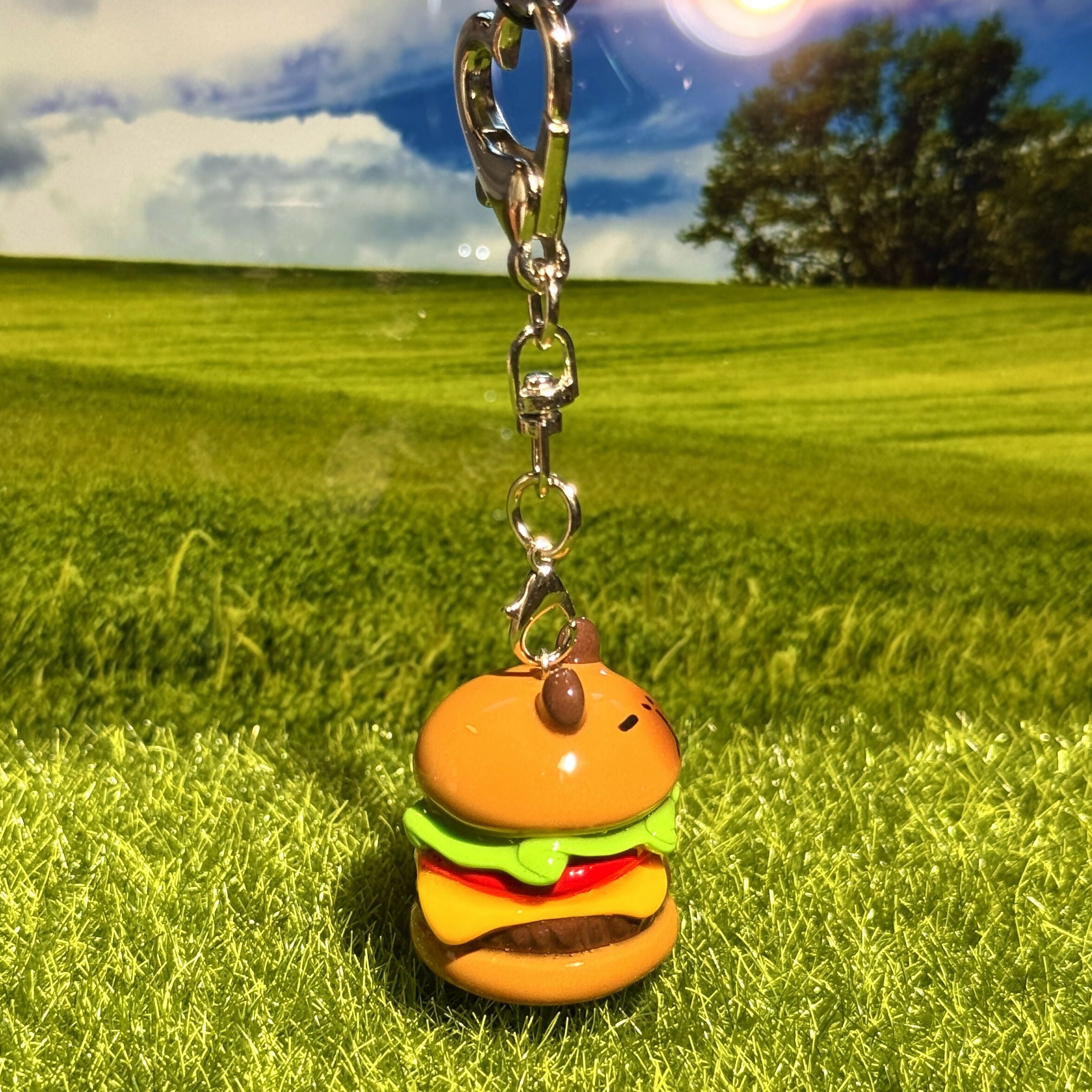 CapyBurger Keychain