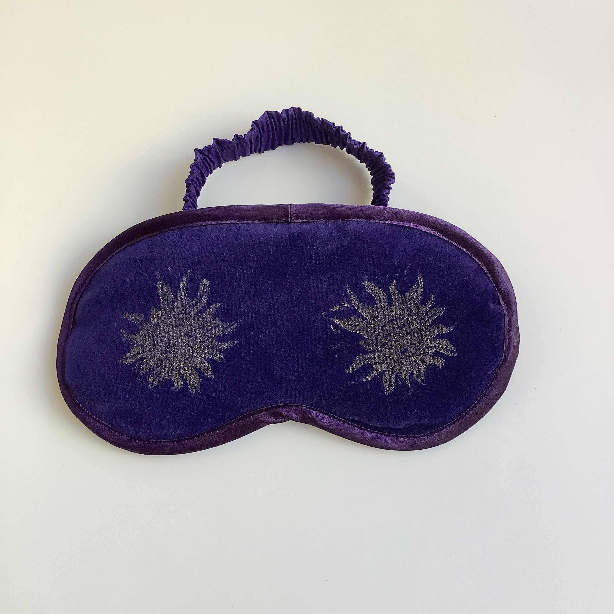 Purple Sun Velvet Lavender Eye Mask