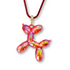Large Balloon Dog Pendant in Red