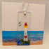 Fused Glass Lighthouse Card