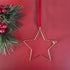 Christmas Star Tree Hanging; Wire-Art Citrine Crystal Festive Decor