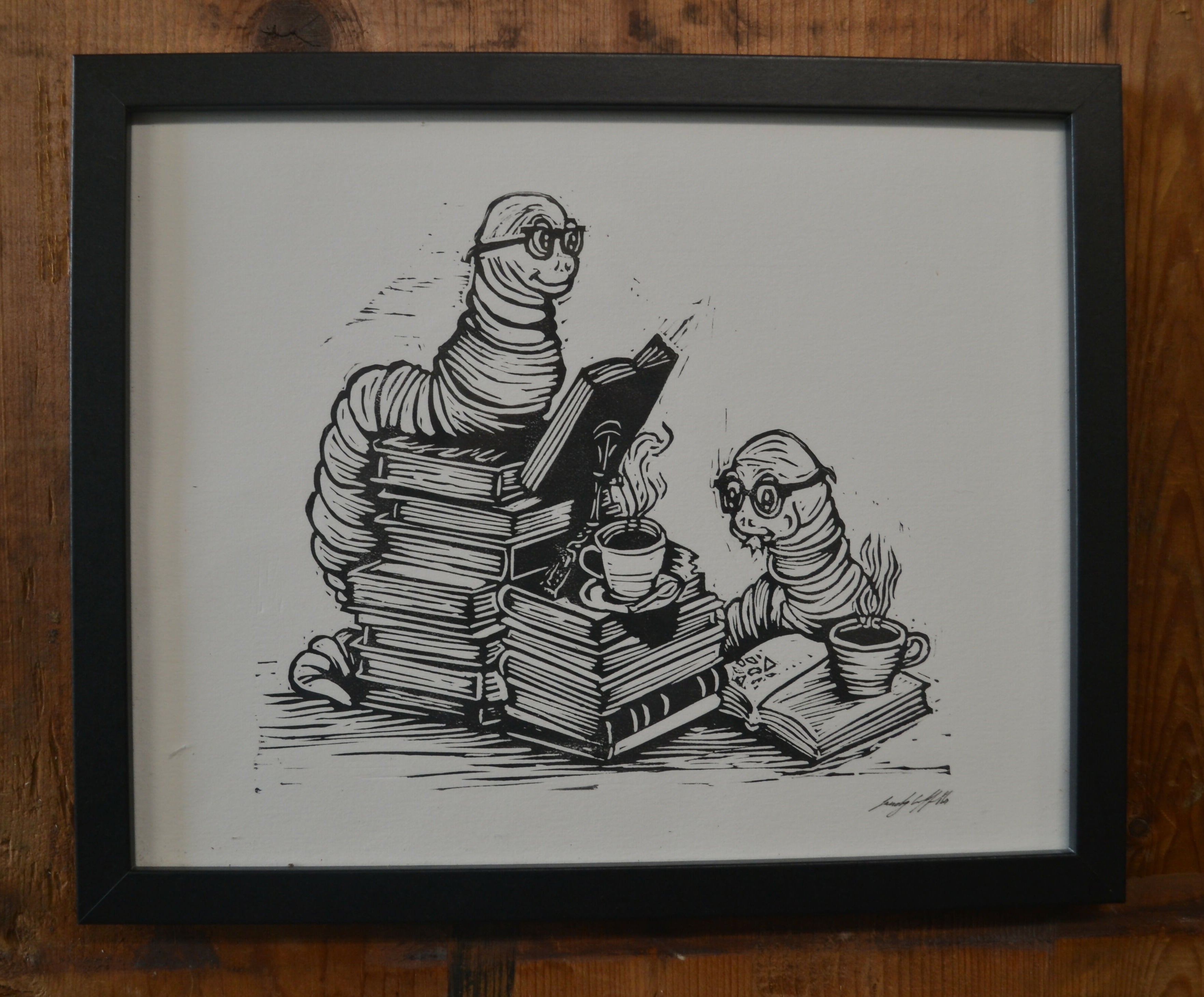 Book Worm Frame