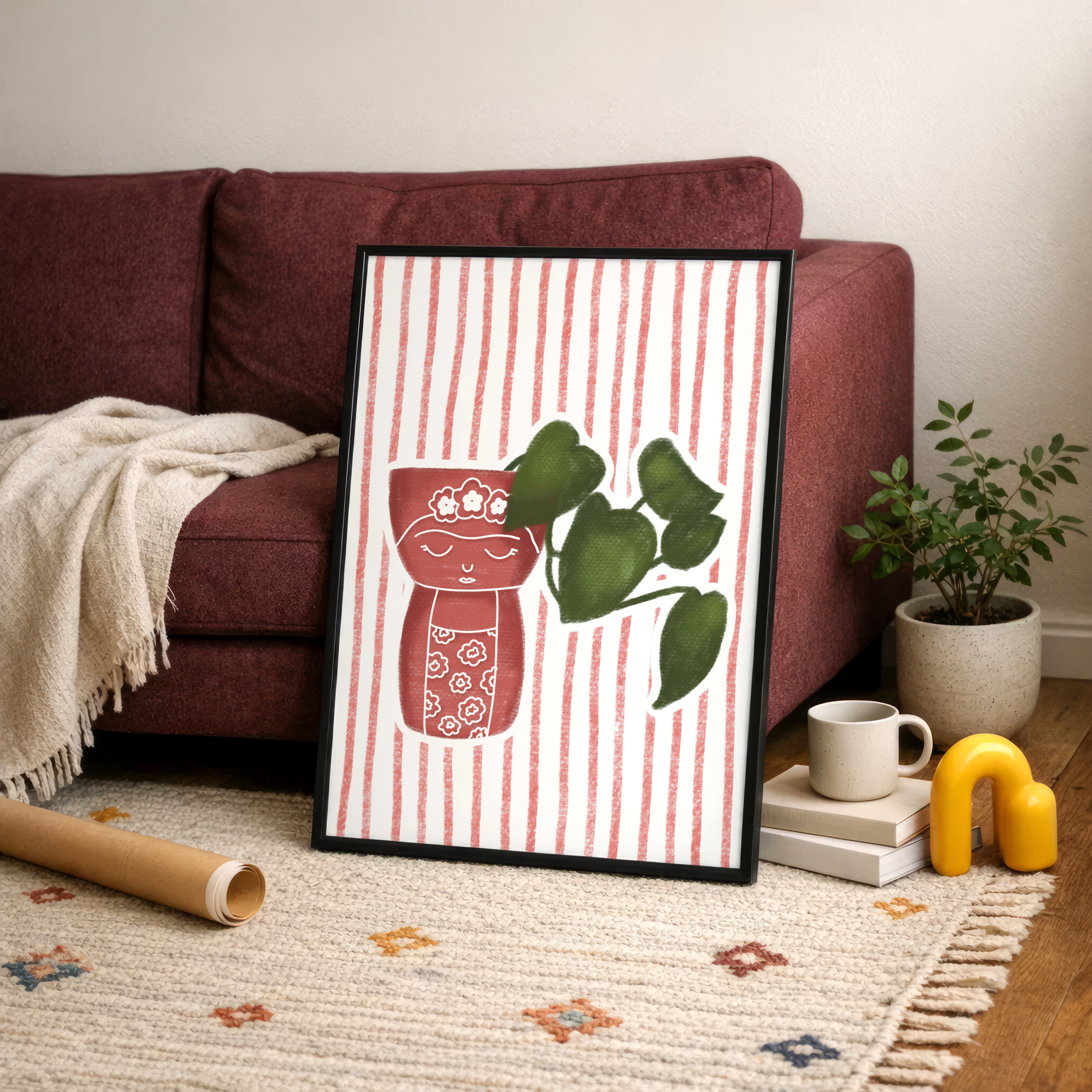 Pothos Plant Print