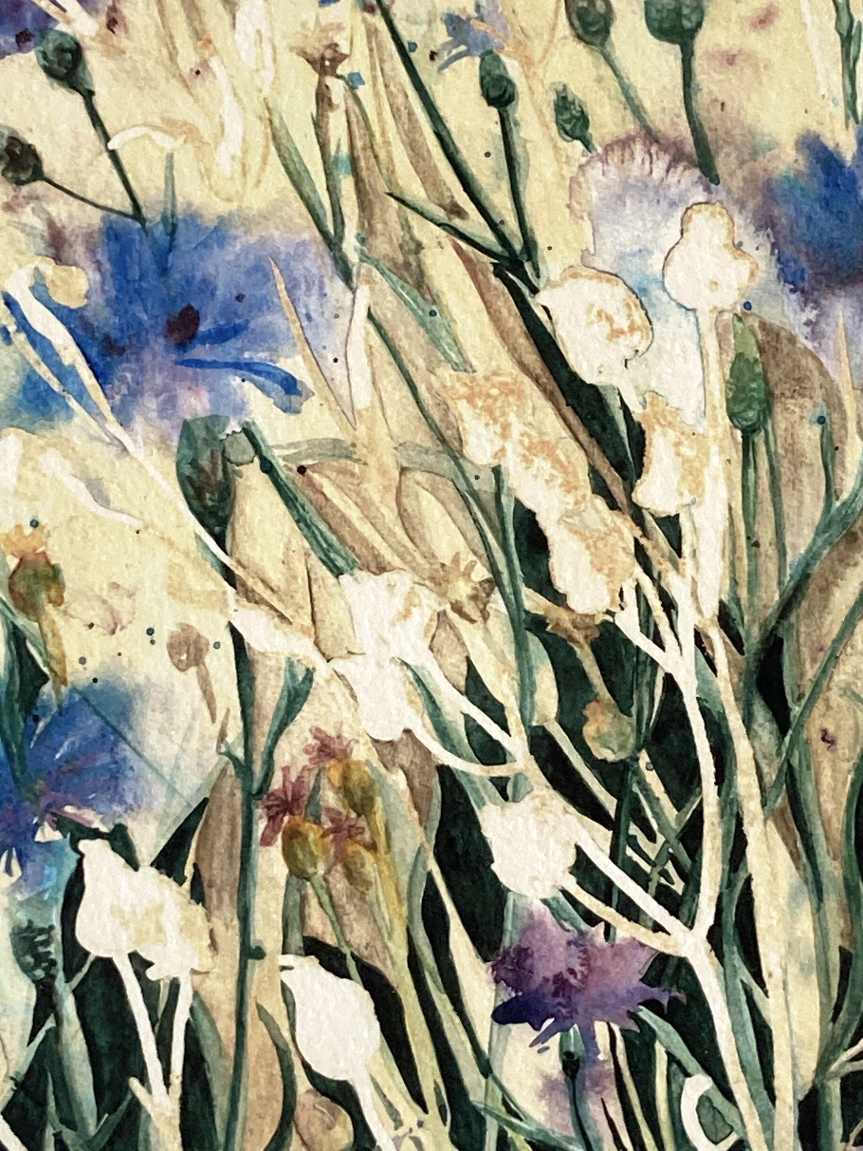 Cornflowers A4 print