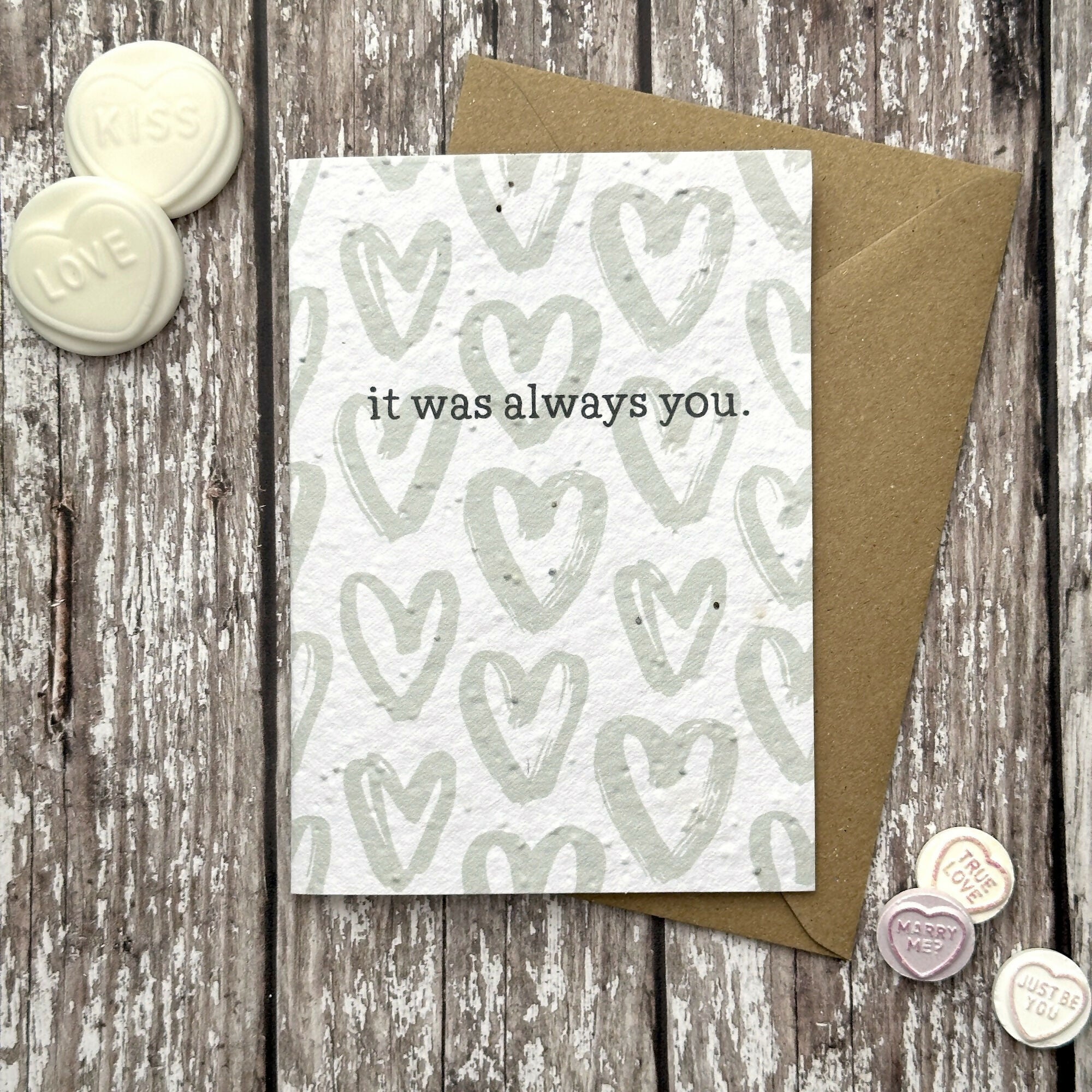 Seeded Valentine's Day Card