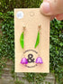 Minimalist Tulip drop earrings