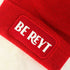 Be Reyt Cuffed Rectangular Patch Beanie Hat