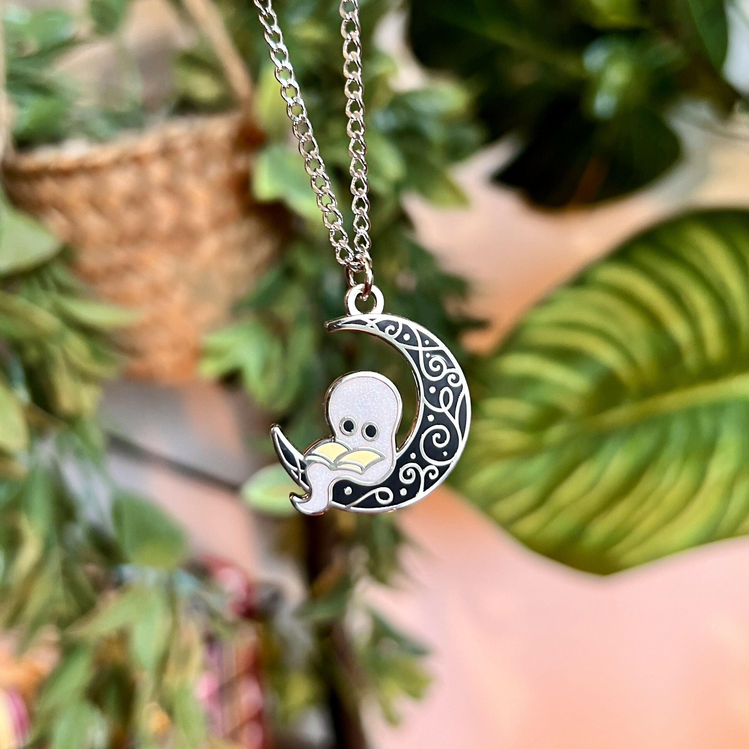 Wisper the Ghost Pendant Necklace