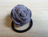Hair Accessory - Dark Grey Purple Rose