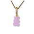 Sugar coated gummy bear pendant in Lavender
