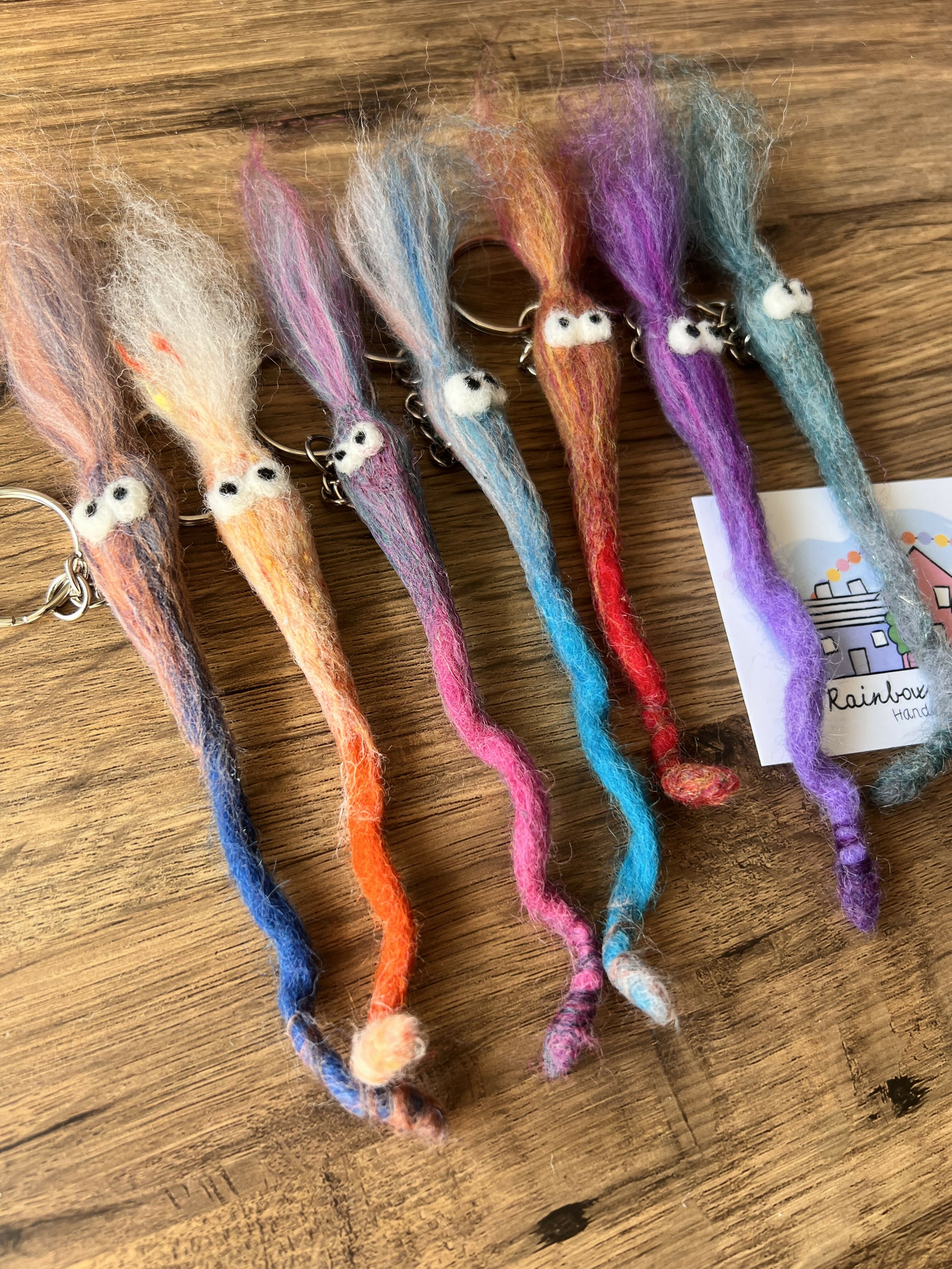 Woolly Worm Keyring