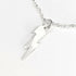 ‘Electra’ Sterling Silver Polished Lightning Pendant
