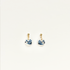 Blue China No. 6 - Handmade Polymer Clay Earrings
