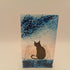 Fused Glass Silhouette Cat Tealight