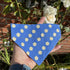 Yorkshire Rose Bloom Patterned Slip On -Snap On Dog Bandana