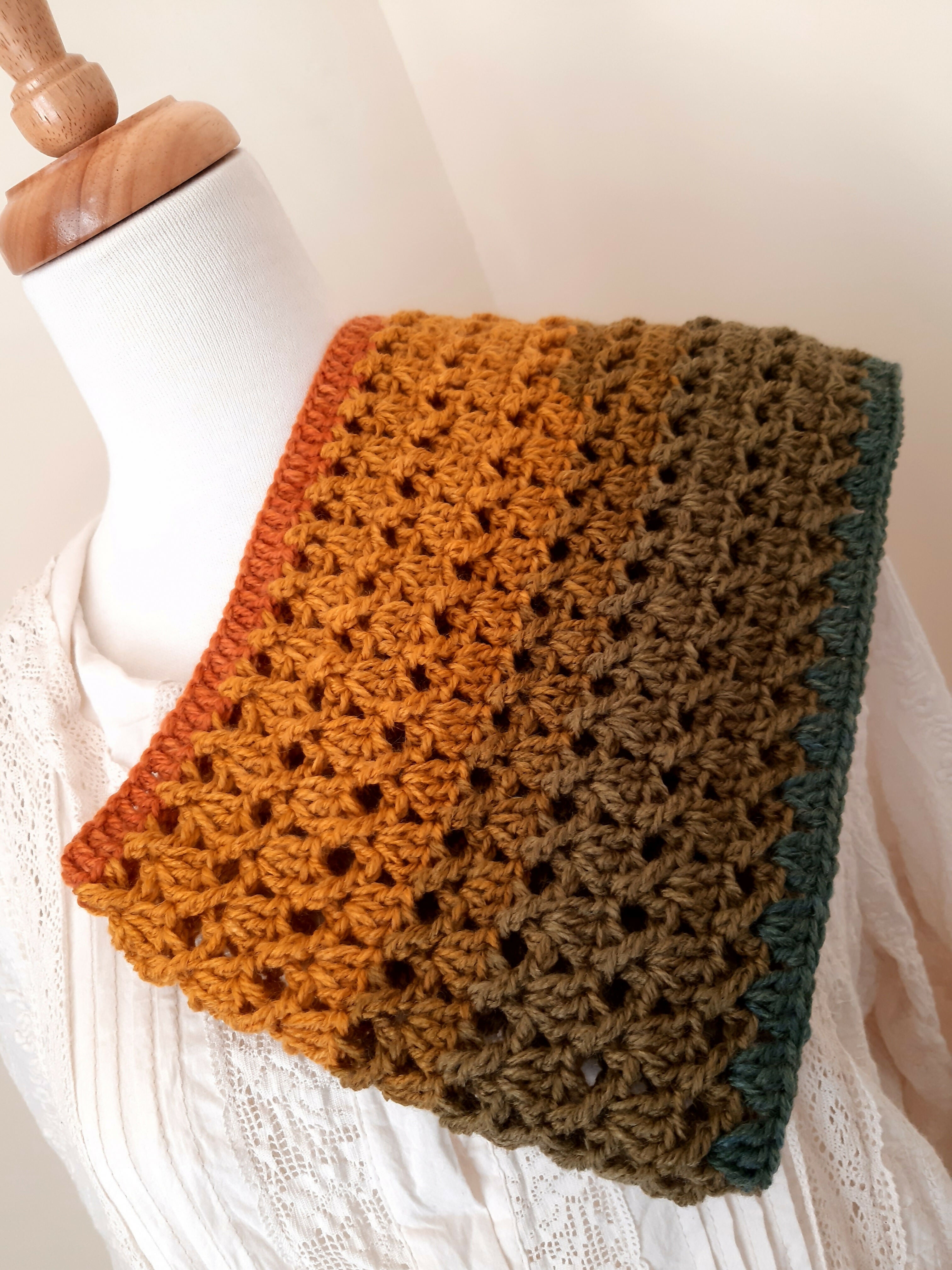 Infinite Scarf - Earth Tone Colour
