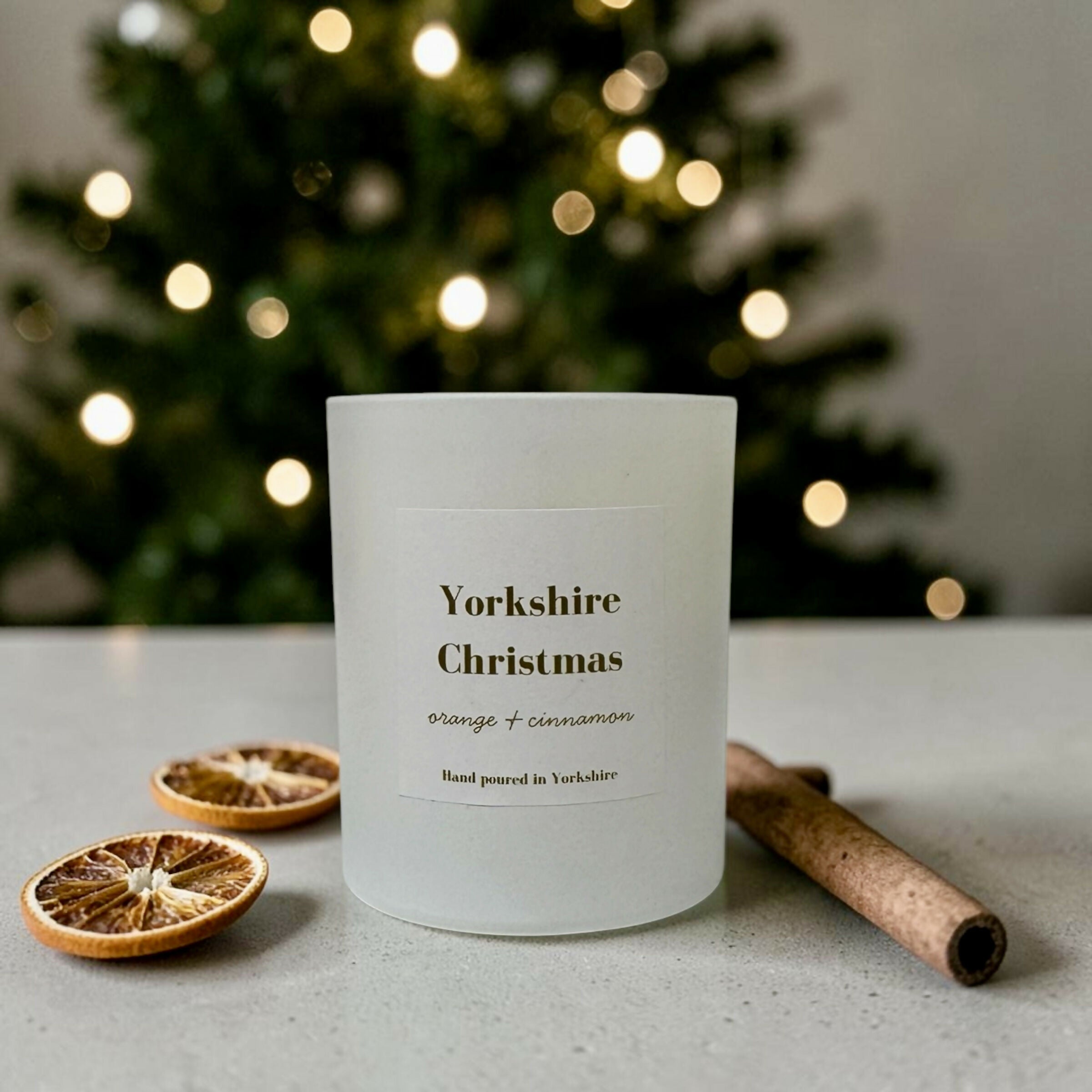 Yorkshire Christmas - Orange and Cinnamon Scented Candle 140g