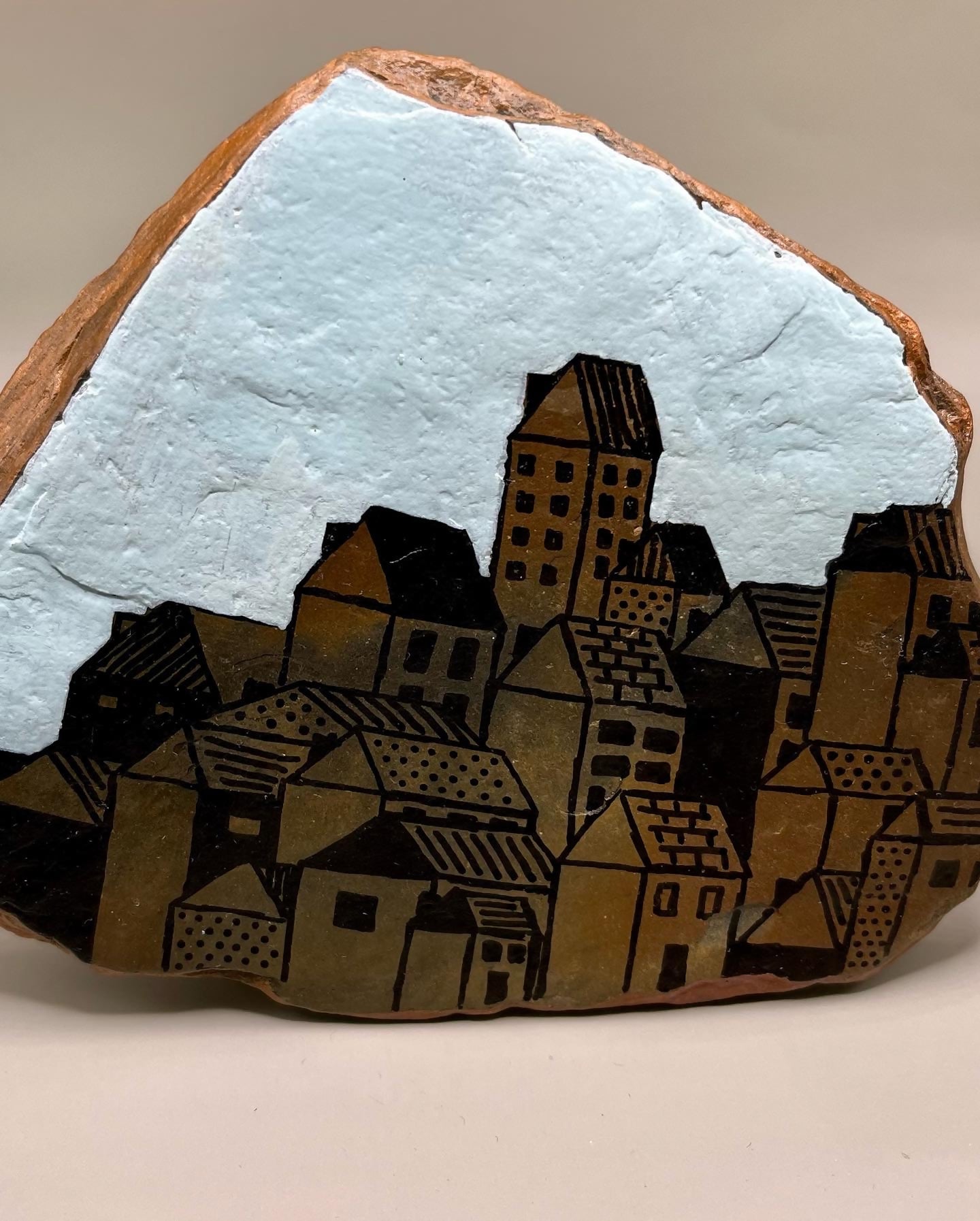 Handpainted Beach Rock