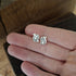 Handmade Silver Squirrel Studs