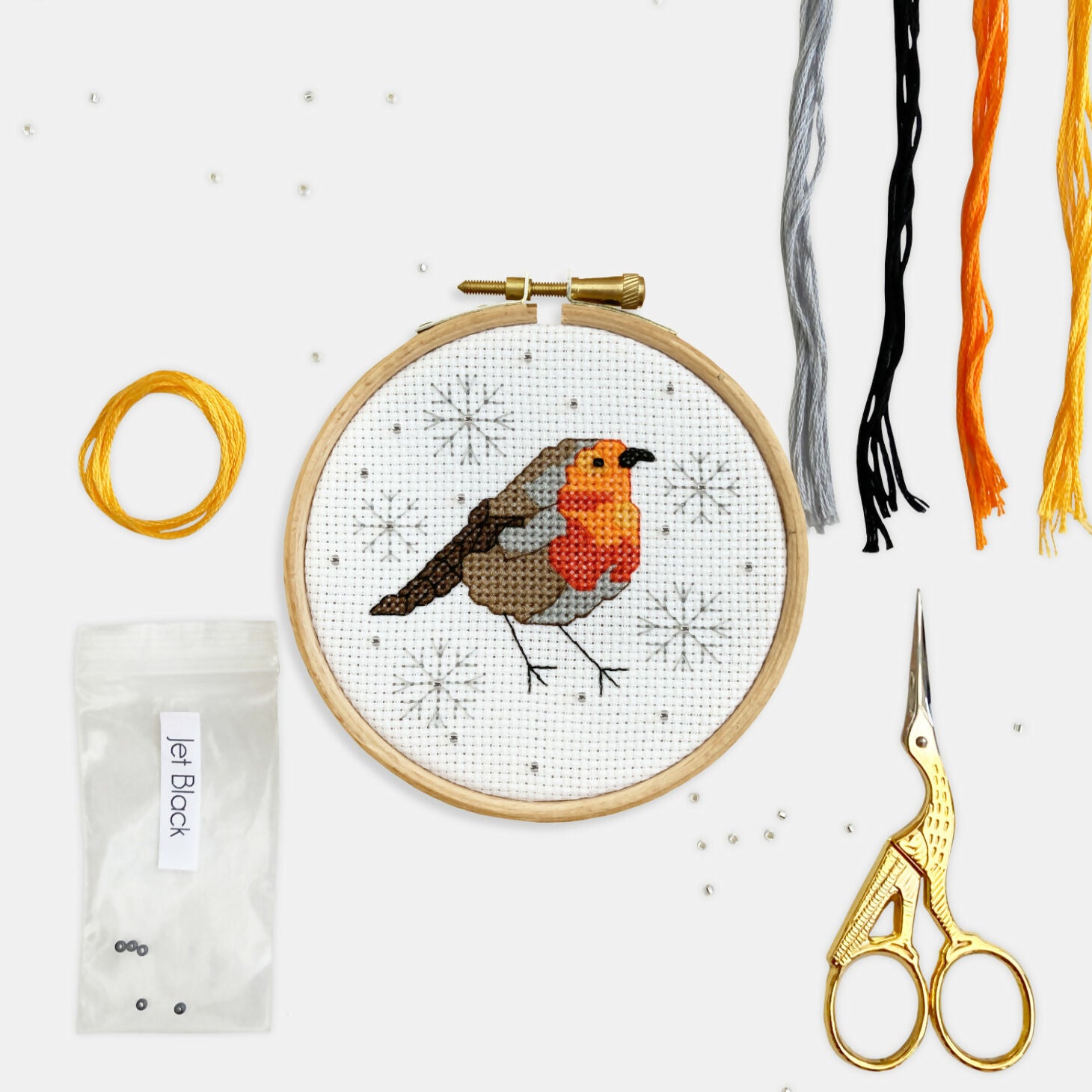 Robin Christmas Cross Stitch Kit