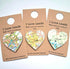Heart Shaped Leeds Map Magnet