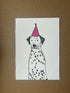 A5 Dog Portrait - Dalmation