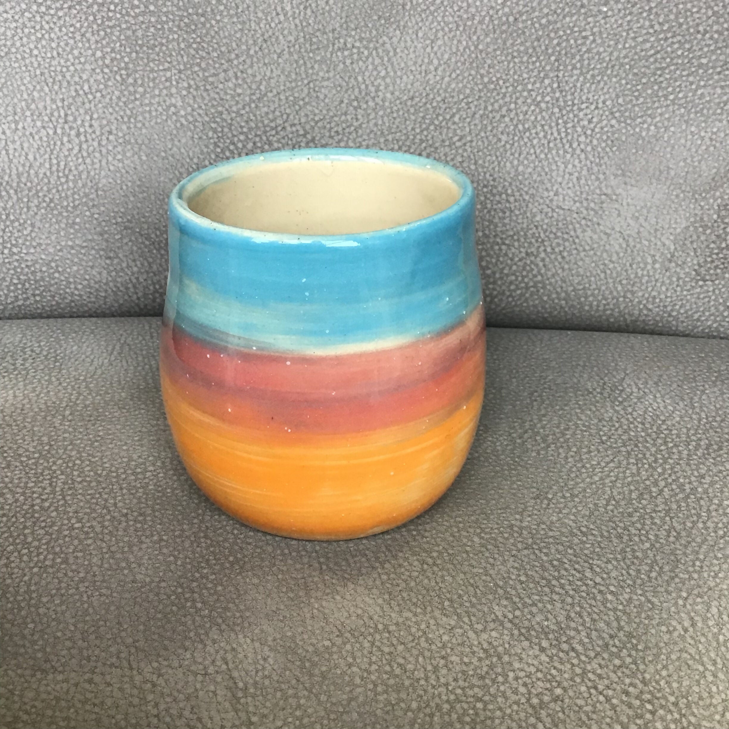 Ceramic Rainbow Pots