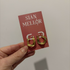 Wavy Textured Hoop Earrings - Gold