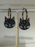 Cute cat face hoops