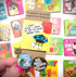 Upcycled Magnet and Badge Set