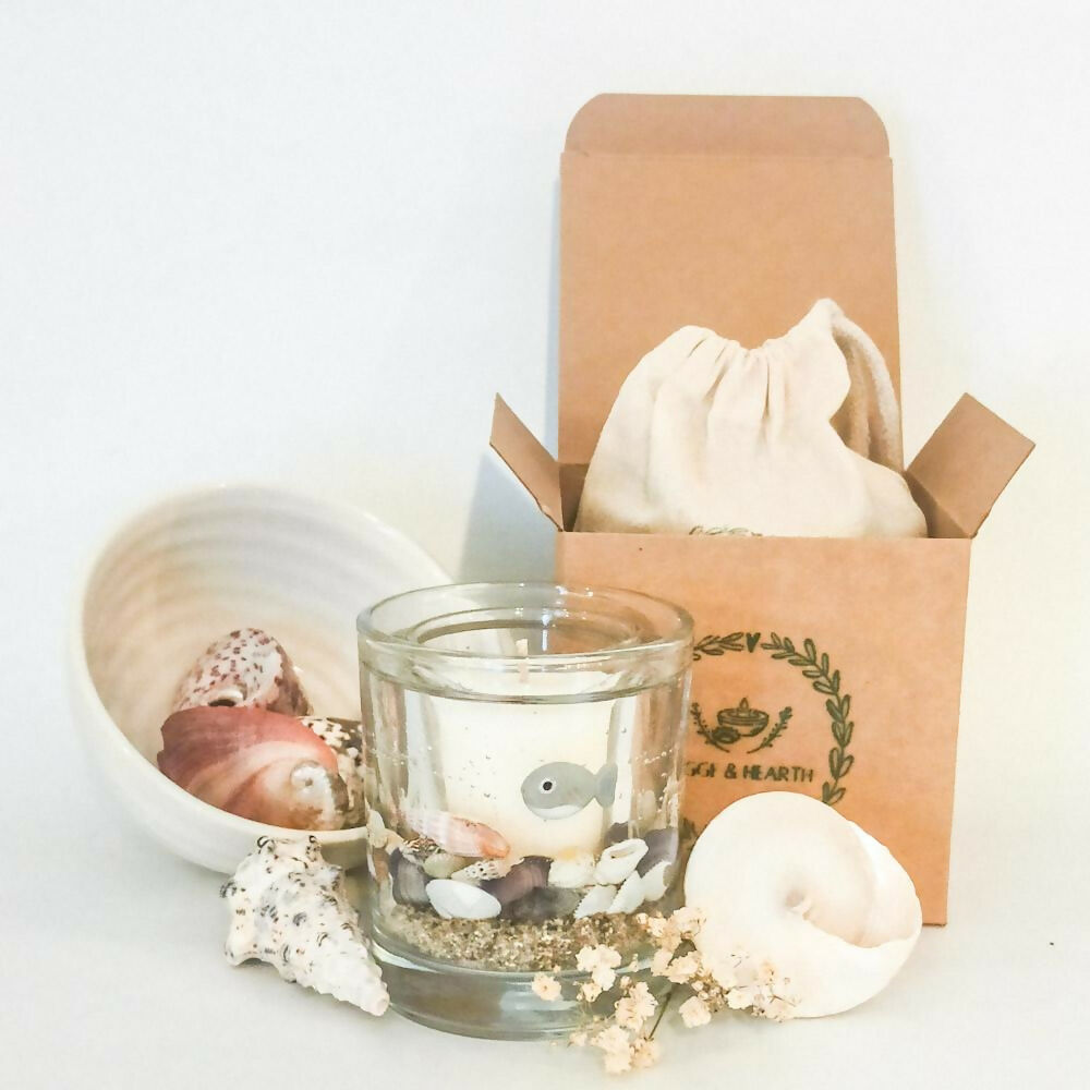 Friendly Shark Botanical Candle