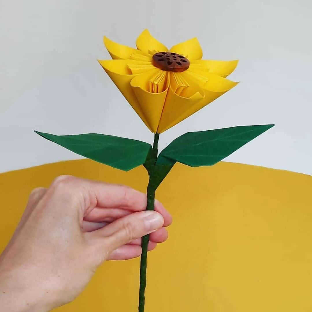 Origami Paper Sunflower