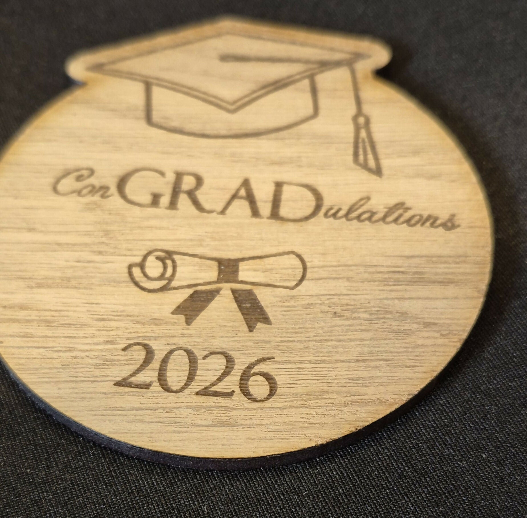 Wooden Graduate plaque